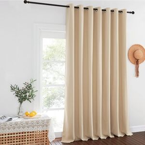 Sliding‎ Door Window Treatment - Blackout Patio 2 Panels 100Wx108L